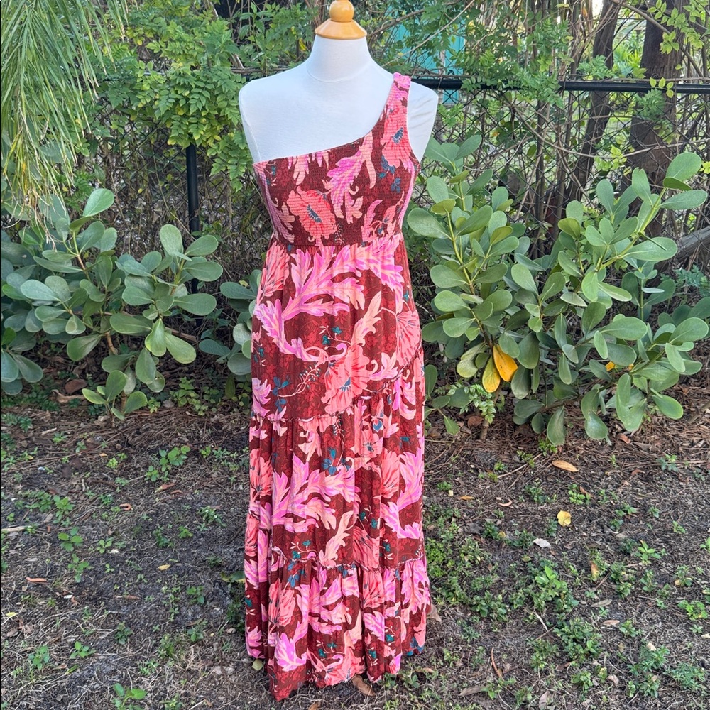 Soma one shoulder maxi dress, size medium - Picture 5 of 8